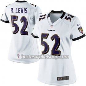 Damen Baltimore Ravens Trikot Ray Lewis 52 Nike Weiß